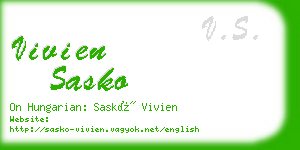 vivien sasko business card